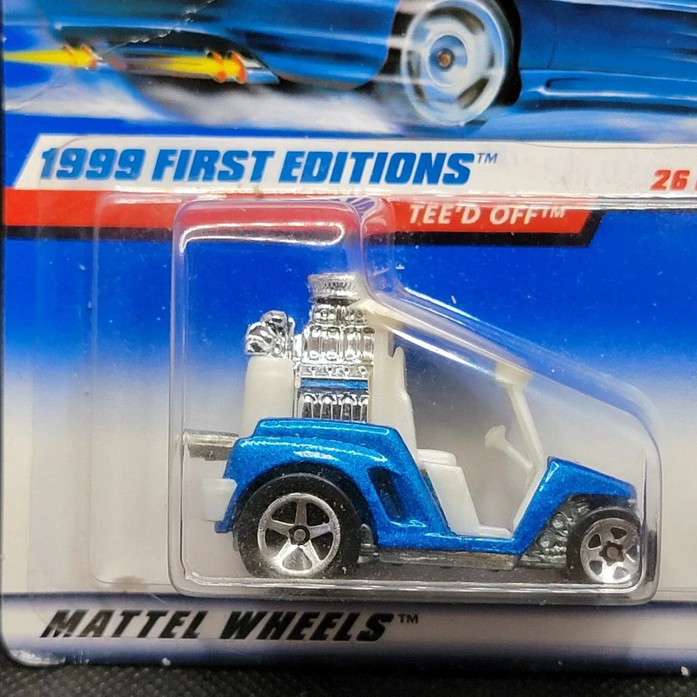 1998 Hot Wheels 1999 First Editions Tee'd Off #9/26 Blue White